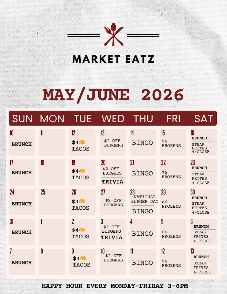 june Calendar market eatz 2026